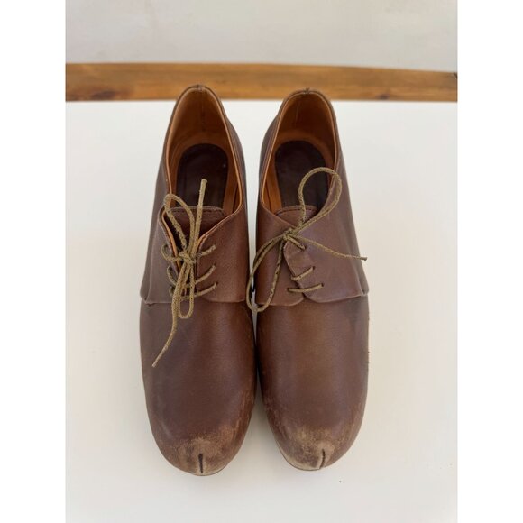 Vintage Womens Leather Rachel Comey Platform Heels By shoes Size 8 Brown - Picture 8 of 10